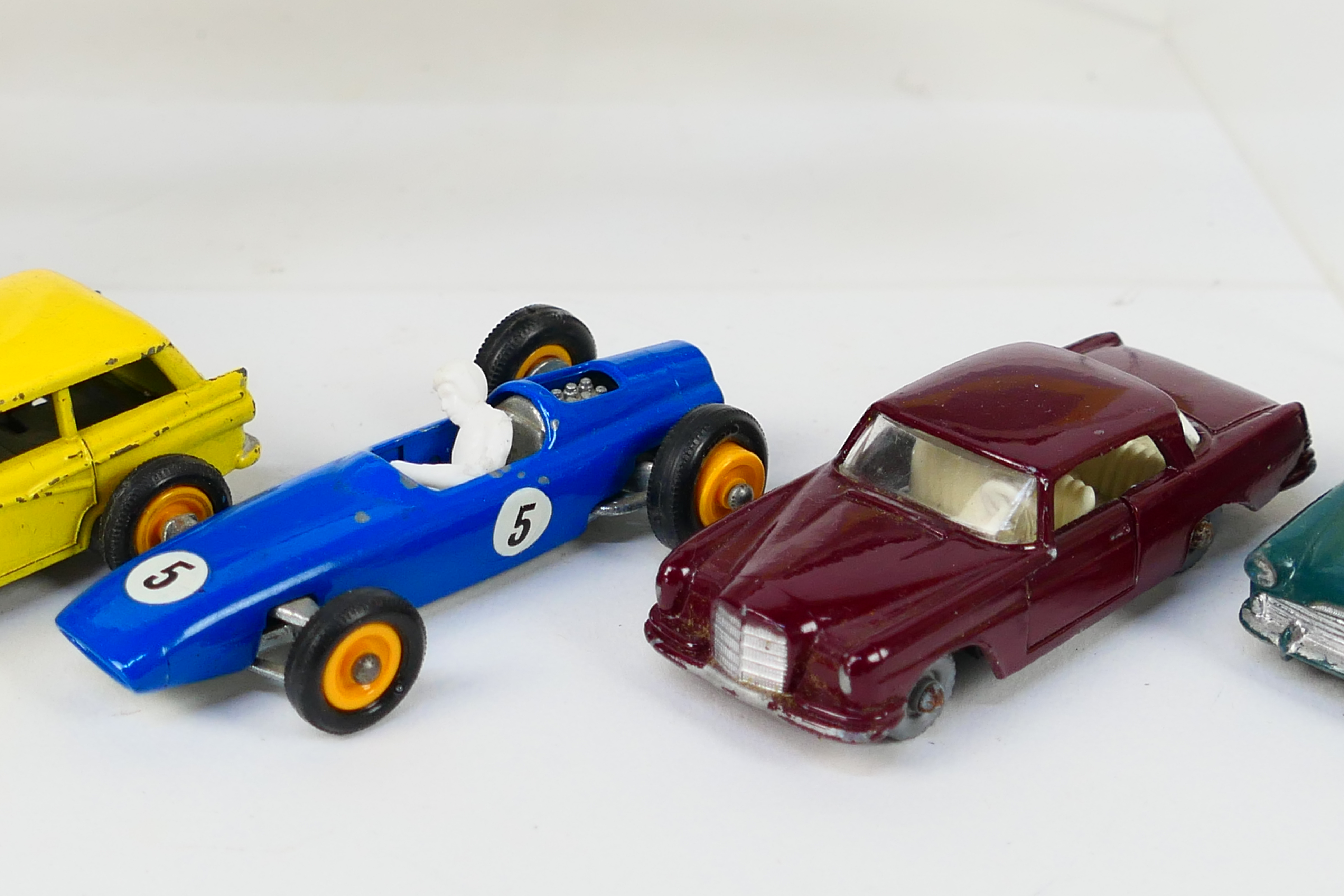 Matchbox - A group of vehicles including Morris Minor # 46, Aston Martin # 53, Jaguar D Type # 41, - Image 5 of 6