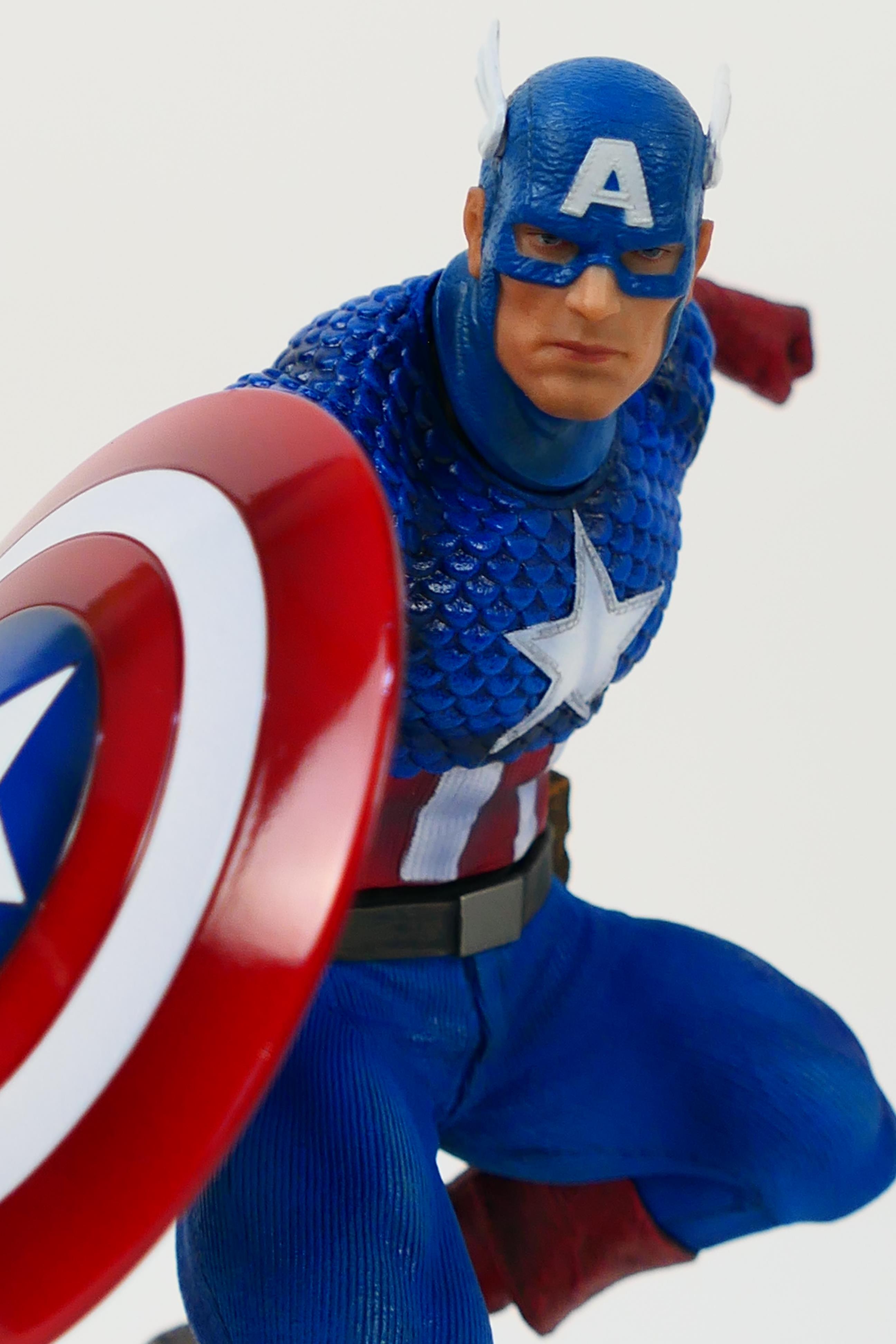 Kotobukiya - Marvel - ARTFX Premier - A limited edition Captain America pre painted model kit - Image 4 of 5