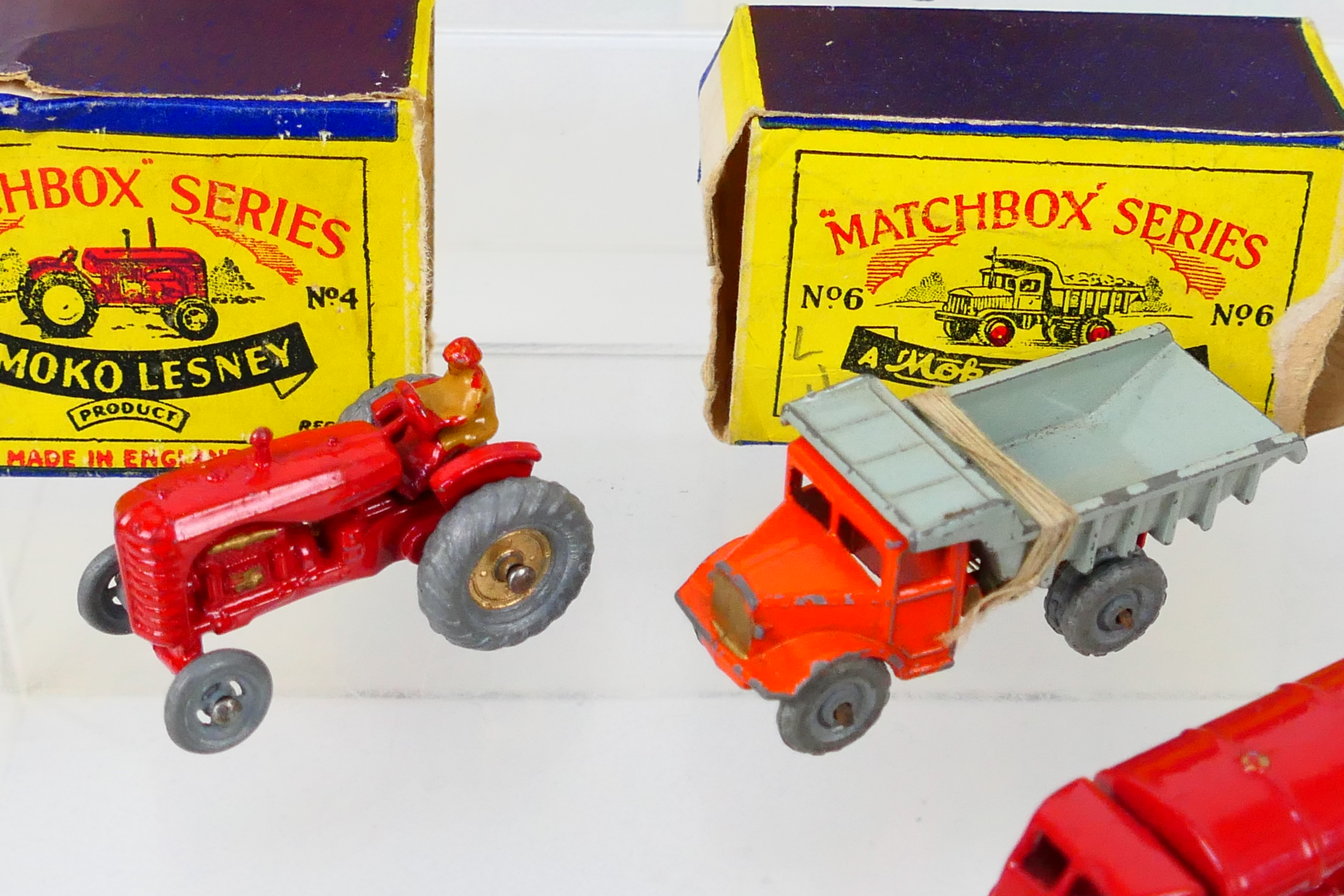 Matchbox - A collection of models including Ford Thames van in green # 59, Trojan van # 47, - Image 3 of 7