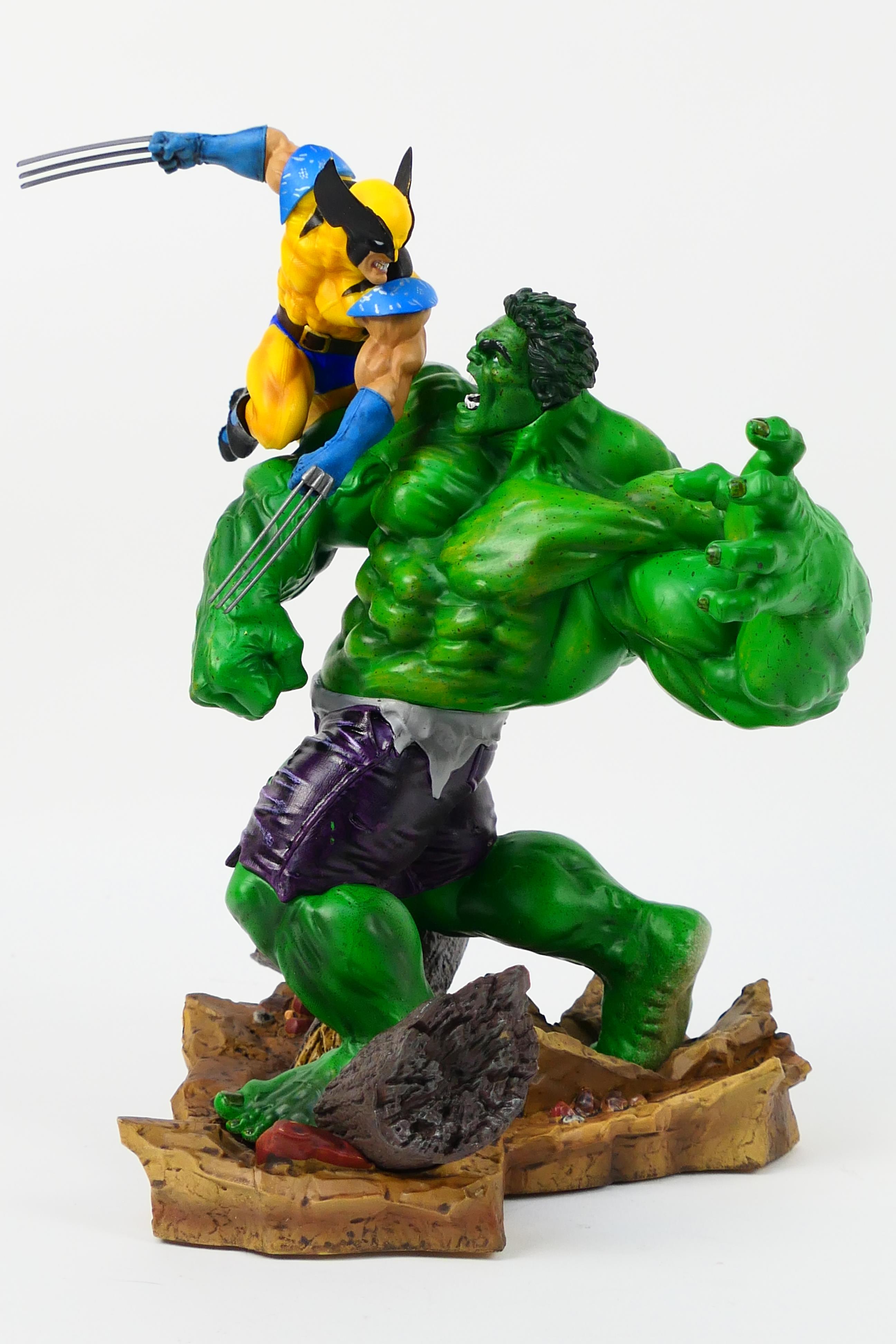 Tianbaotoys - Marvel - A boxed Hulk vs. Wolverine statue which is approximately 12 inches tall. - Image 5 of 6