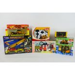 Corgi - Majorette - Joal - Other - A boxed group of diecast and plastic construction related