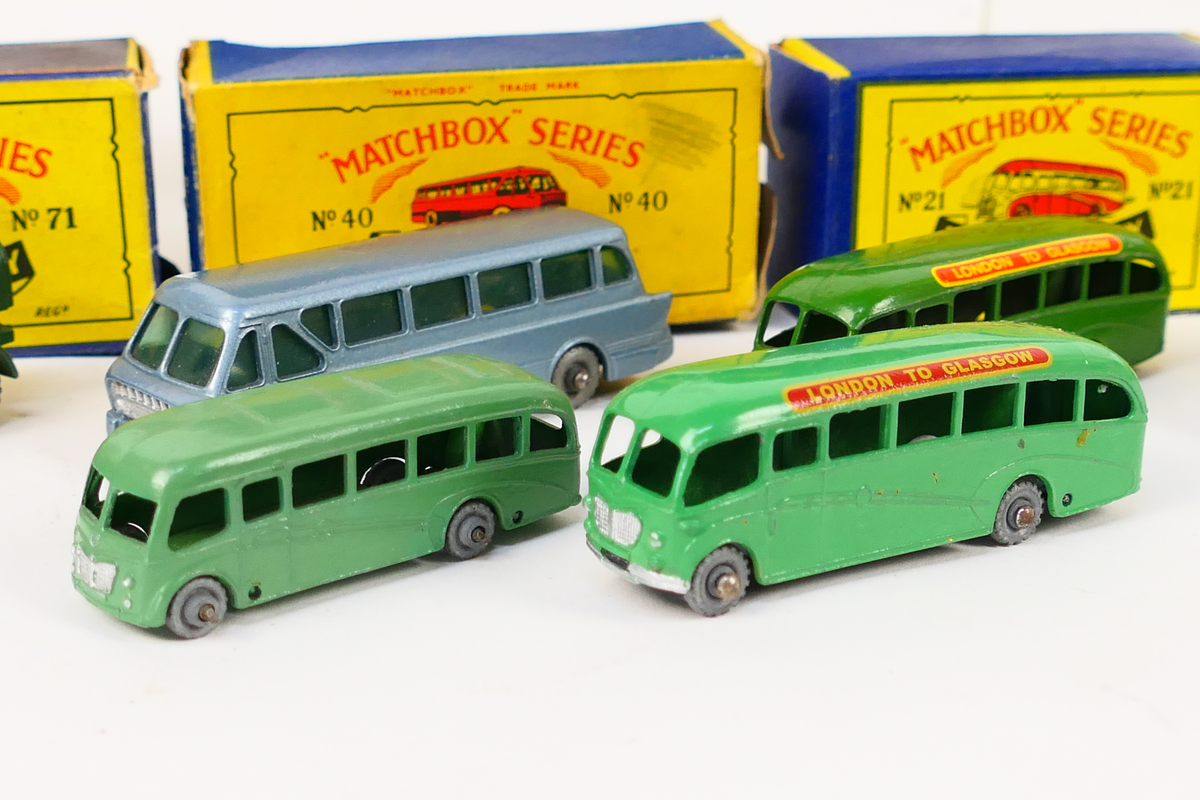 Matchbox - A group of models including Leyland Royal Tiger Long Distance Coach # 40, - Image 5 of 7