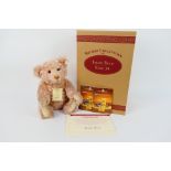 Steiff - A boxed limited edition #654580 rose pink mohair Steiff bear - The 'British Collectors