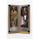 Dragon DiD - A boxed WWII Bernard Law Montgomery 12 inch figure with two uniforms in a fold out