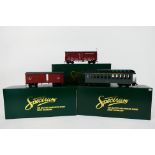 Bachmann Spectrum - 2 x boxed coaches and a wagon in Colorado & Southern livery, On30 car # 27523,