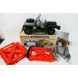 Action Man - Palitoy - A boxed Action Man Palitoy Land Rover with an unboxed Action Man Training