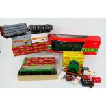 LGB - Lehmann - A group of x boxed G gauge rolling stock, a flat truck # 4010, cable truck # 4046,