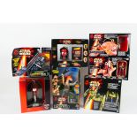 Hasbro - Star Wars - 6 x boxed Episode I items including talking Jar Jar Binks, Opee & Qui-Gon Jinn,