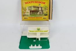 Matchbox - A boxed Matchbox MG1 BP Service Station.