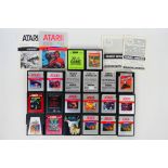 Atari - A collection of 20 unboxed Atari 2600 video games. Lot includes 'E.T.