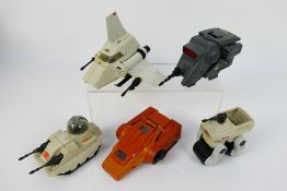 Star Wars - Kenner - Palitoy - Five unboxed Star Wars 'Mini-Rig' vehicles.