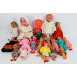 Yoshino Sangyo - Others - A collection of unboxed mainly Japanese celluloid dolls in various sizes.