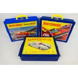 Matchbox - A collection of Carry Cases, 3 x blue Matchbox 48 car Carry Cases, each with 4 x trays.