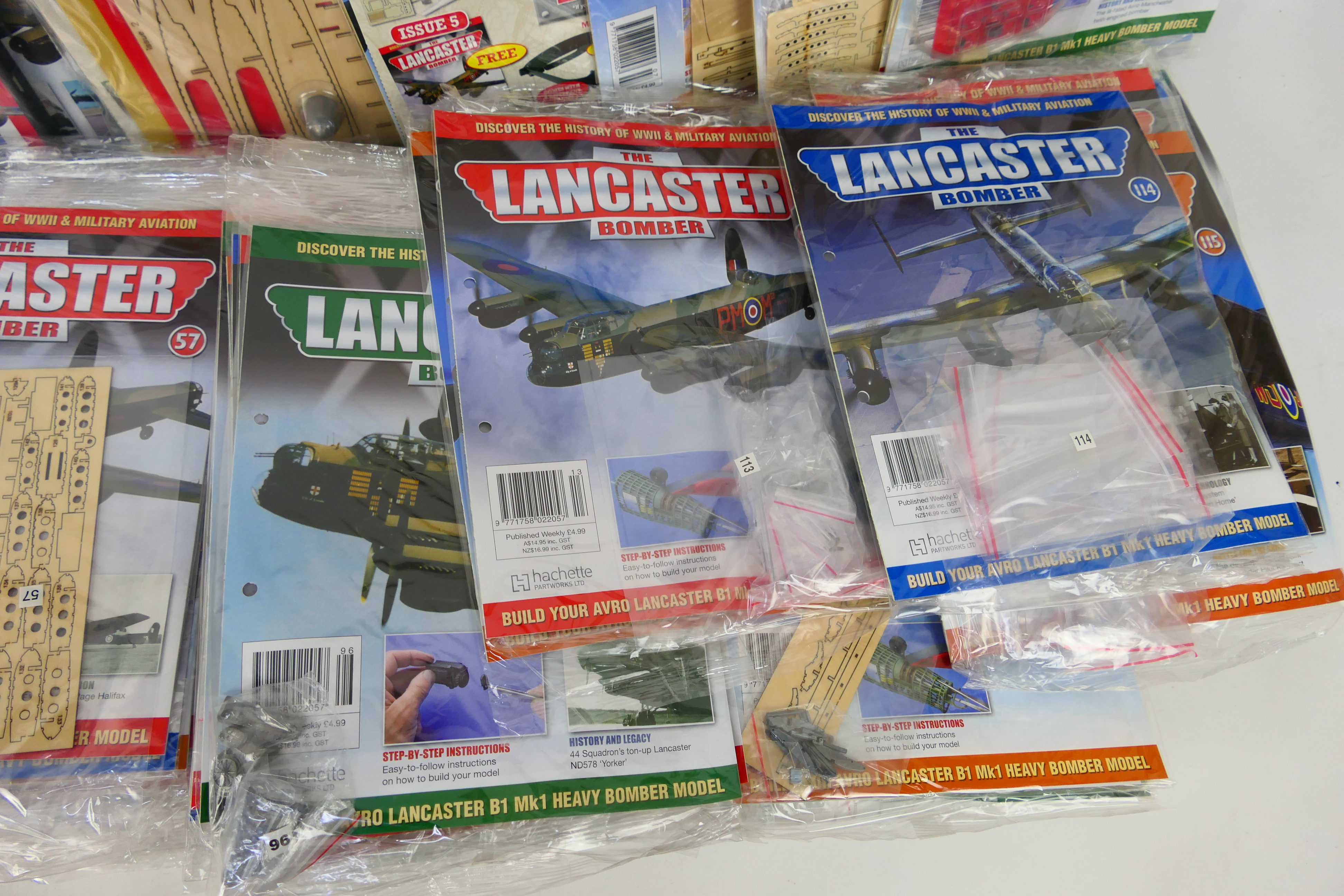 Hachette Partworks - A build your own model kit Lancaster Bomber in 1:32 scale. - Image 5 of 13