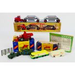 Matchbox - A collection including a boxed GMC Fruehauf Hopper Train # M-4,