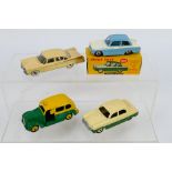 Dinky - 4 x models, a boxed Triumph Herald # 189, Ford Zephyr # 162,