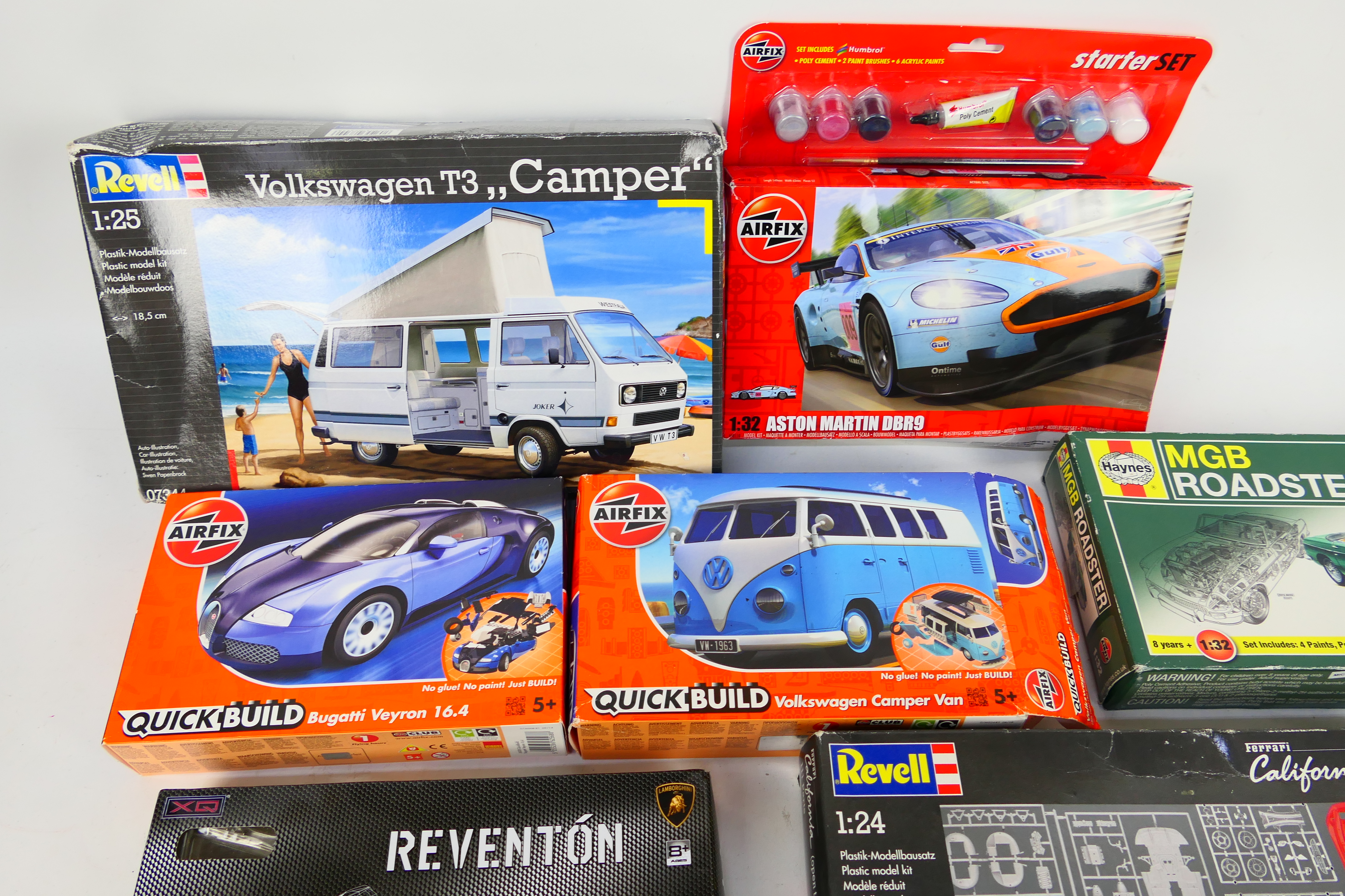 Airfix - Revell - Other - Seven boxed plastic model vehicle kits in various scales. - Image 2 of 3