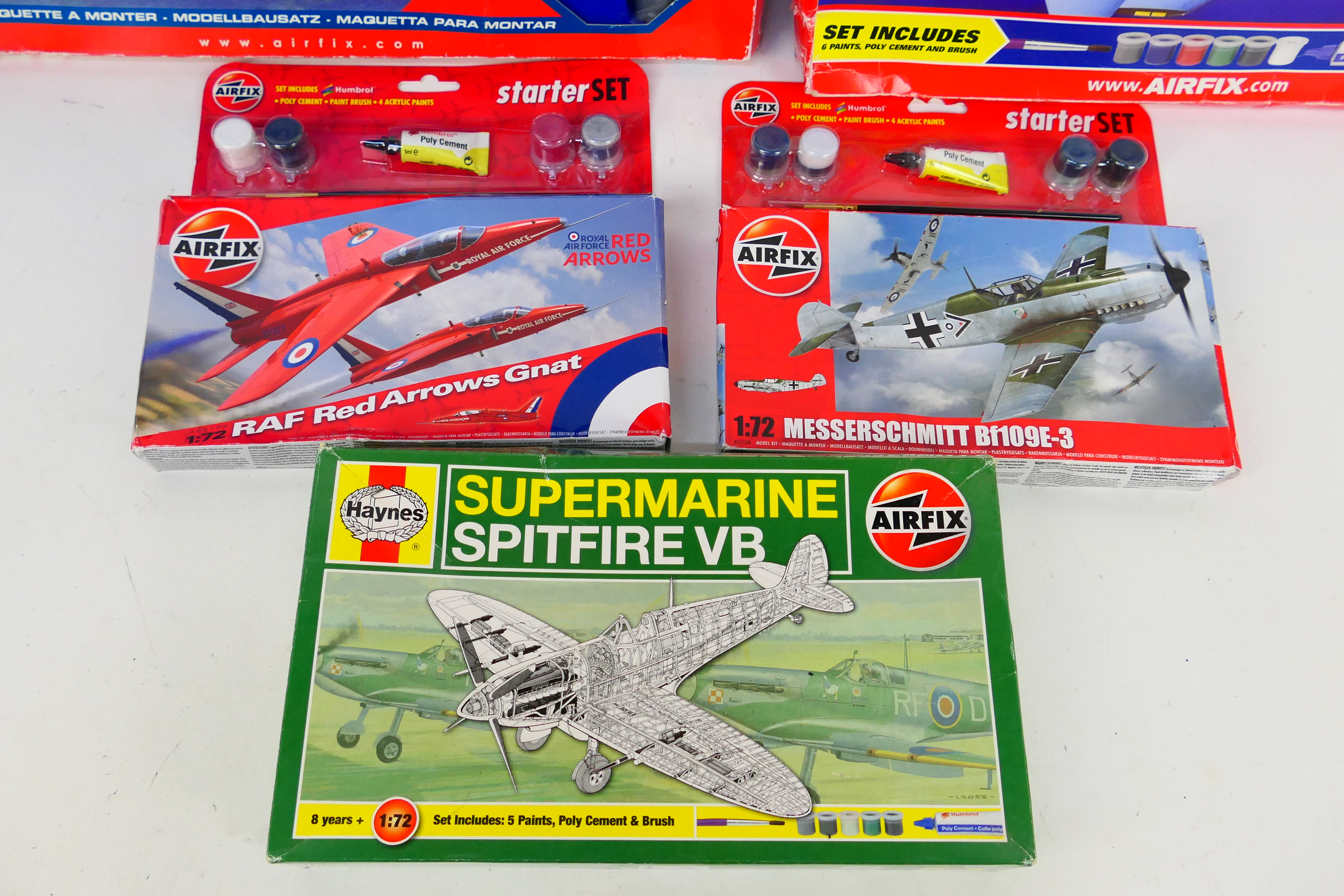 Airfix - Five boxed plastic model military aircraft kits in 1:72 scale. - Image 2 of 2