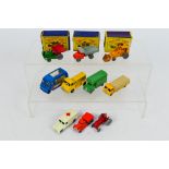 Matchbox - A group of vehicles including Thames Trader Compressor Truck # 28,