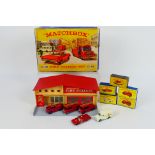 Matchbox - A rare boxed 1960s Fire Station Set # G-10.