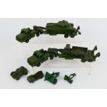 Dinky - Britains - A group of unboxed military vehicles including 2 x Mighty Antar tank