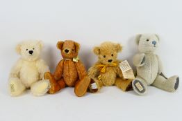 Dean's Rag Book - 4 x mohair Dean's Rag Book bears - Lot includes a limited edition number 2138