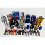 Dr Who - A collection of Dr Who items including 2 x Tardis, a boxed Patrol Dalek,