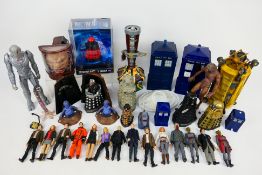 Dr Who - A collection of Dr Who items including 2 x Tardis, a boxed Patrol Dalek,