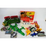 Mettoy - Onyx - Ertl - Britains - A collection of models including a boxed Computacar set,