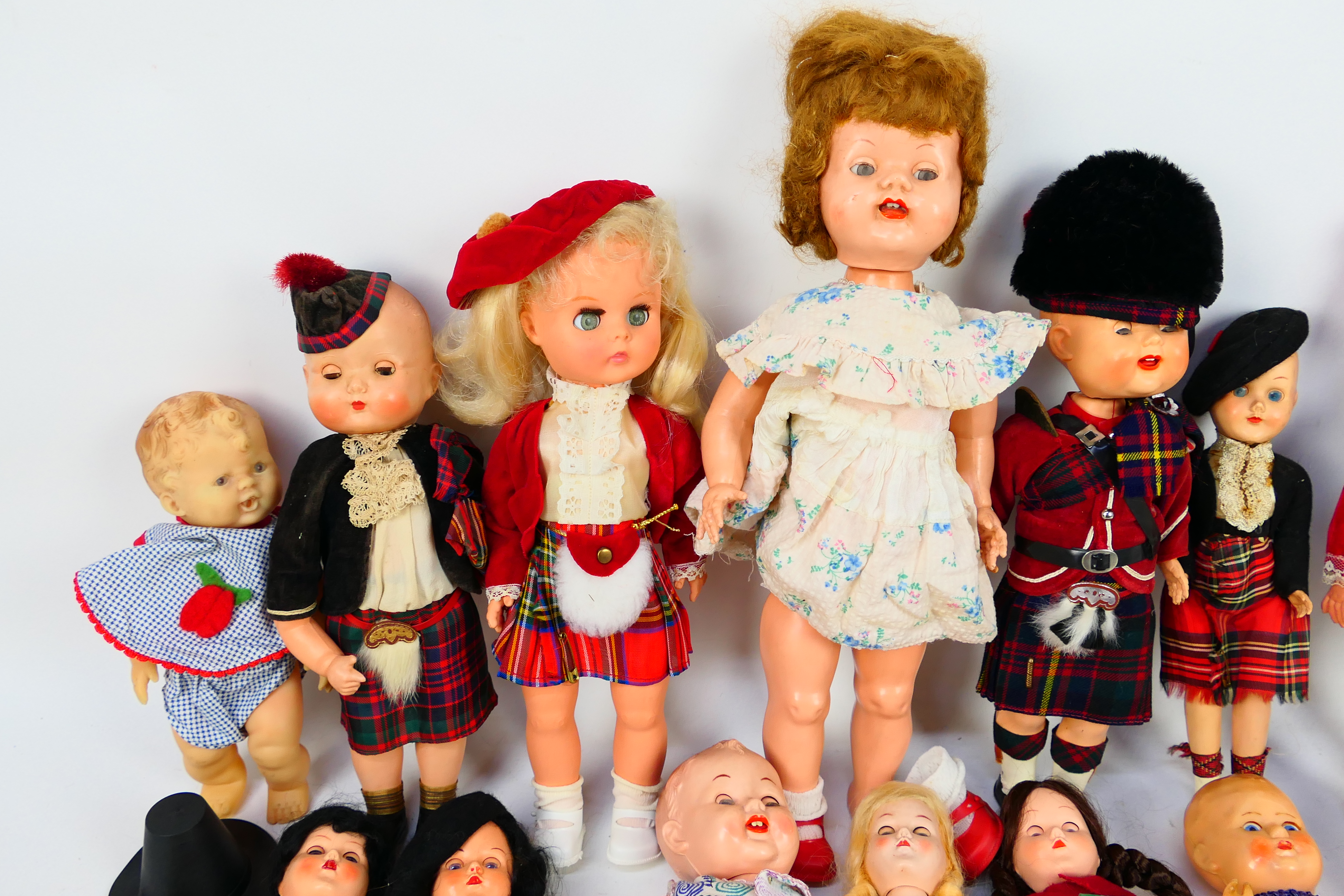 Roddy Dolls - An unboxed group of vintage Roddy dolls in various sizes, - Image 2 of 5