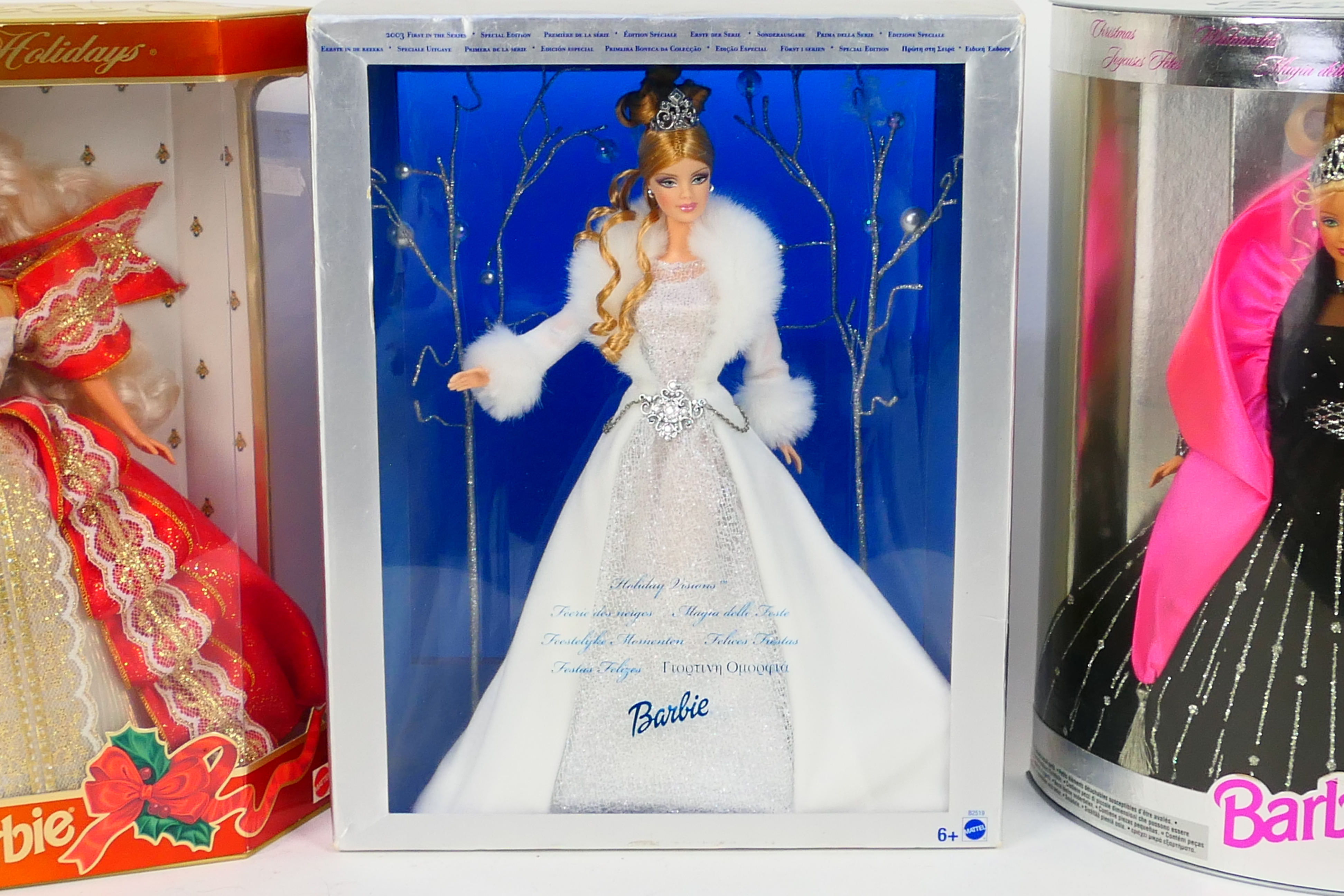 Mattel - Barbie - 3 x boxed special edition dolls, Happy Holidays 10th Anniversary from 1997, - Image 3 of 5