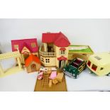 Tomy - Flair - Epoch - Sylvanian Families - A group of unboxed Sylvanian Families toys.