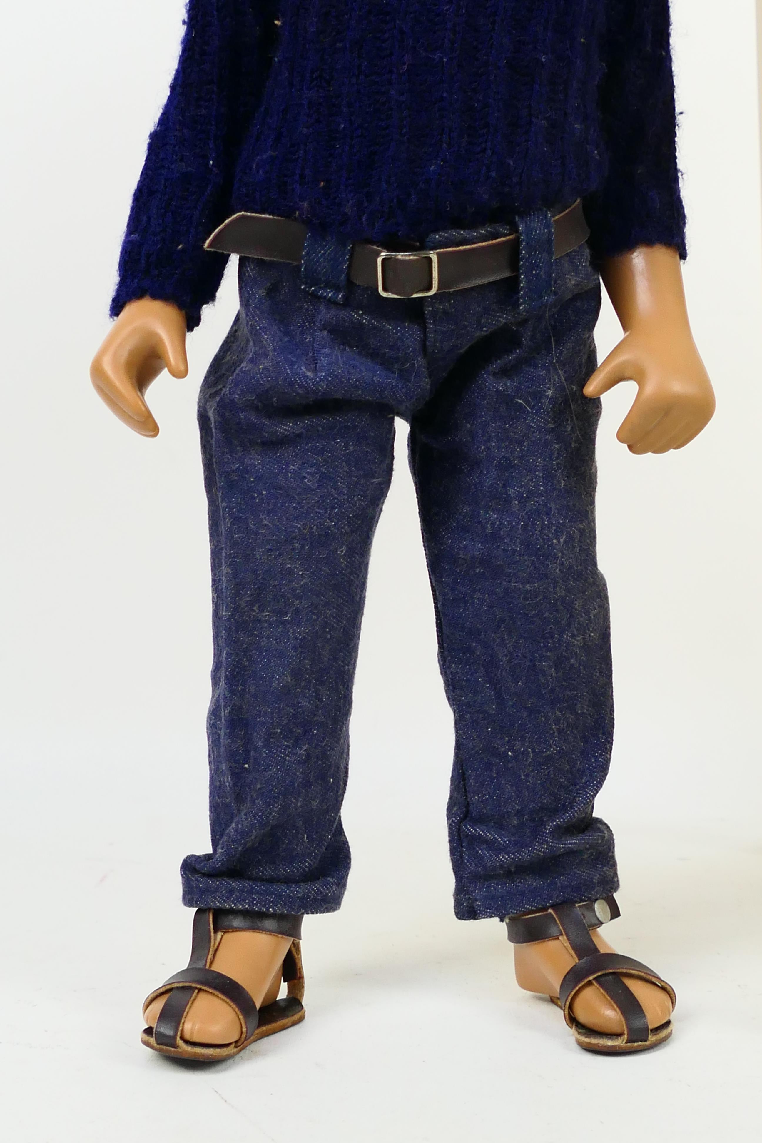 Trendon - Sasha Doll - A boxed Gregor Doll with dark hair and denims # D342. - Image 4 of 5