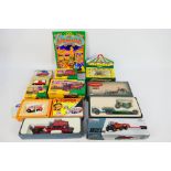 Corgi - 8 x boxed limited edition vehicles including Bedford TK low loader with Garrett Tractor #