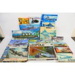 Revell - Italeri - Playfix - Nichimo - 15 x boxed model kits including Military Flying Boat # 670,