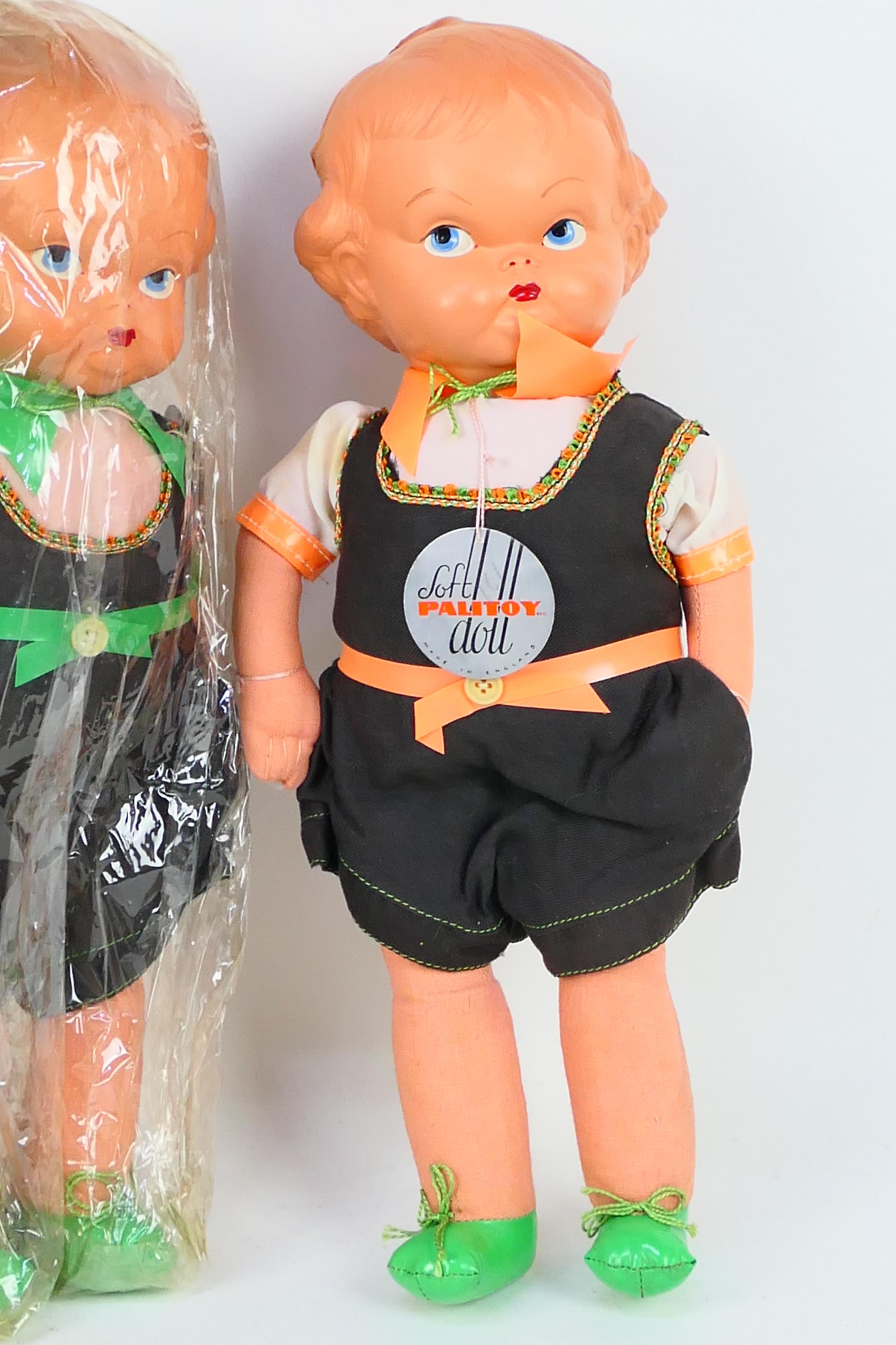 Palitoy - Four bagged Palitoy Soft Dolls. Lot consists of two 14" boy dolls and two 14" girl dolls. - Image 3 of 4