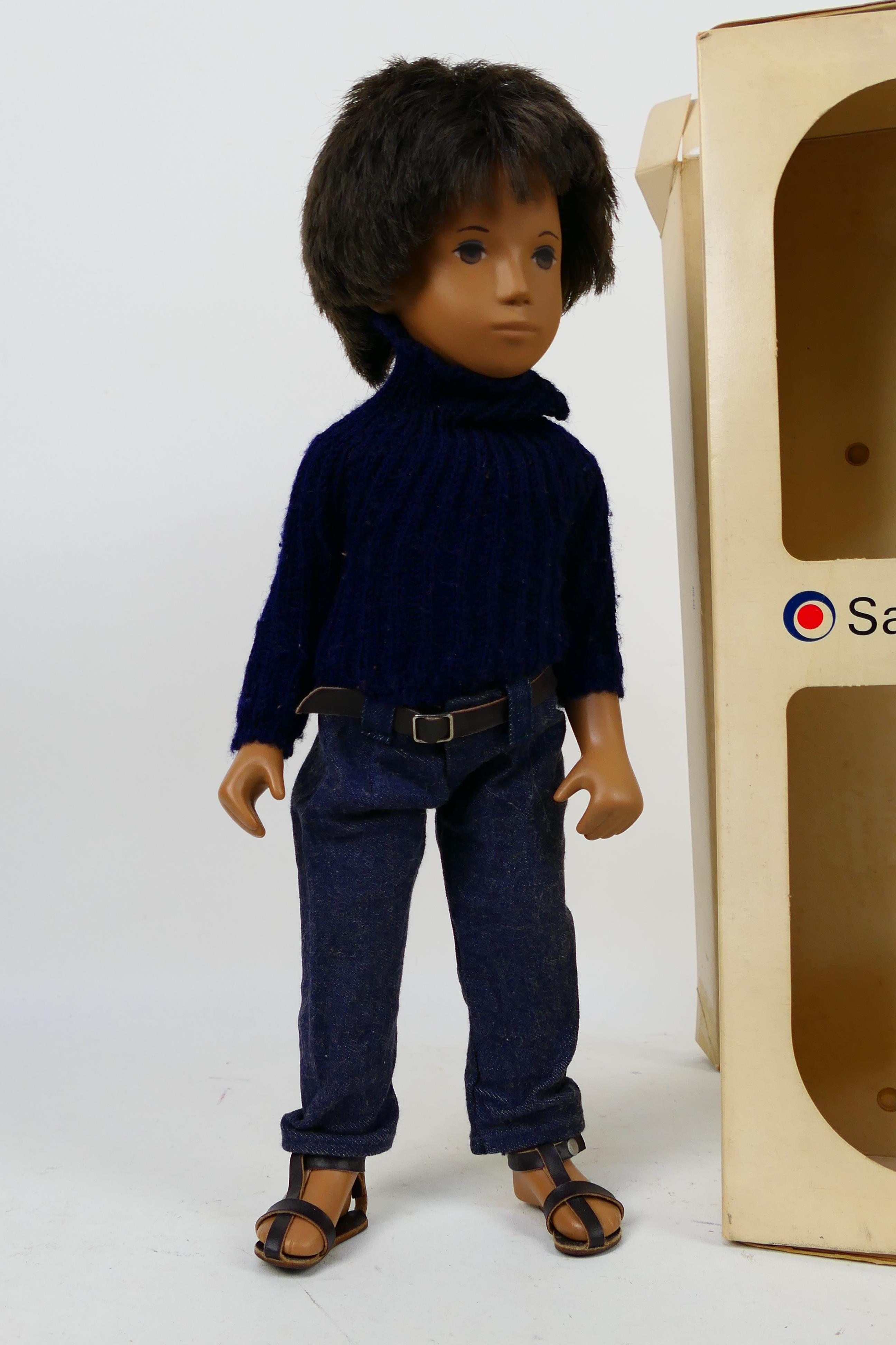 Trendon - Sasha Doll - A boxed Gregor Doll with dark hair and denims # D342. - Image 2 of 5