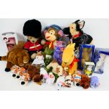 Ty Beanie - Build A Bear - Disney - Monchhichi - A collection of soft / plush toys that includes