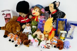 Ty Beanie - Build A Bear - Disney - Monchhichi - A collection of soft / plush toys that includes