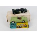 Corgi - John Day Models - 2 x boxed Triumph sports cars in 1:43 scale,