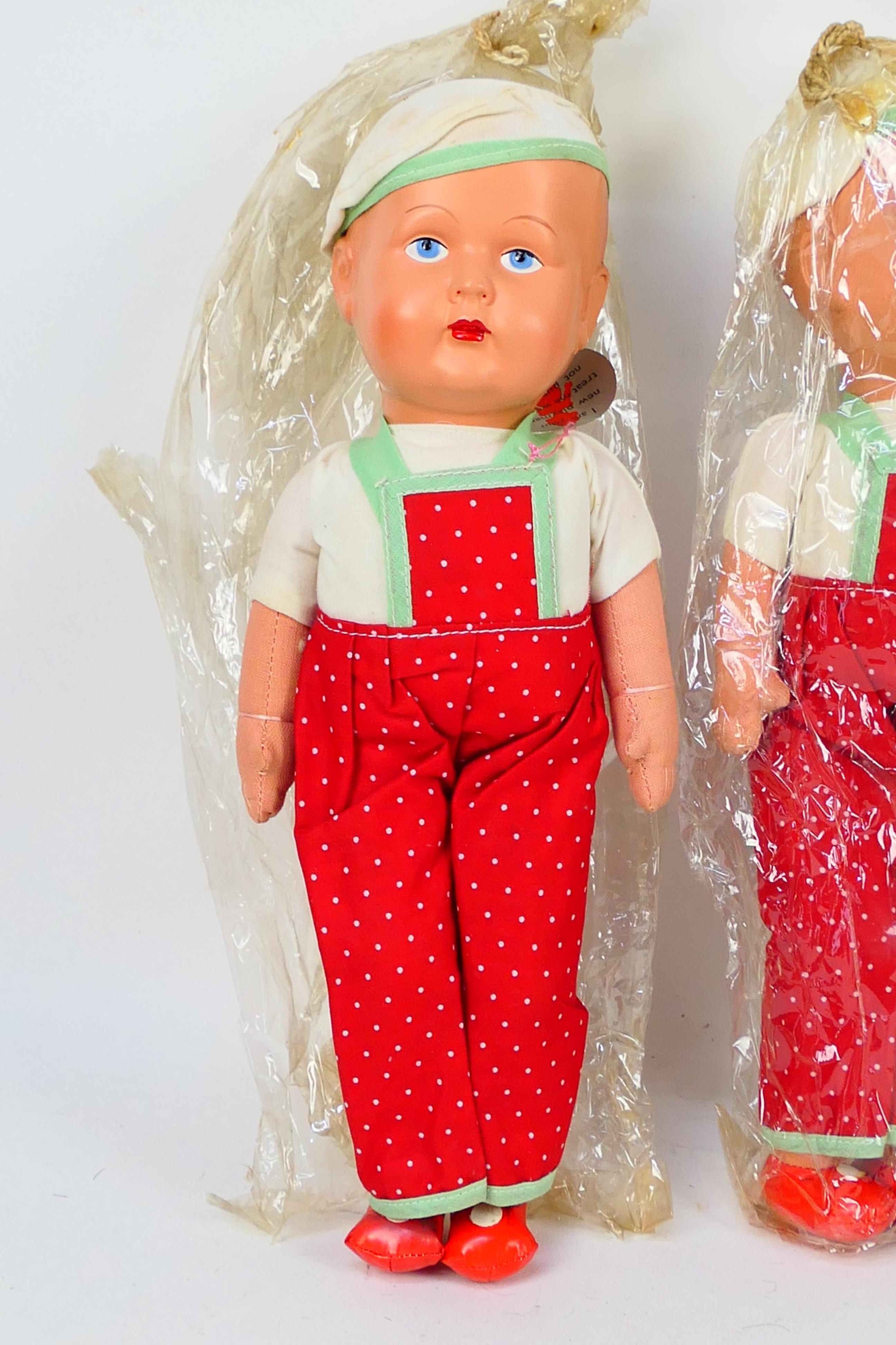Palitoy - Four bagged Palitoy Soft Dolls. Lot consists of two 14" boy dolls and two 14" girl dolls. - Image 2 of 4