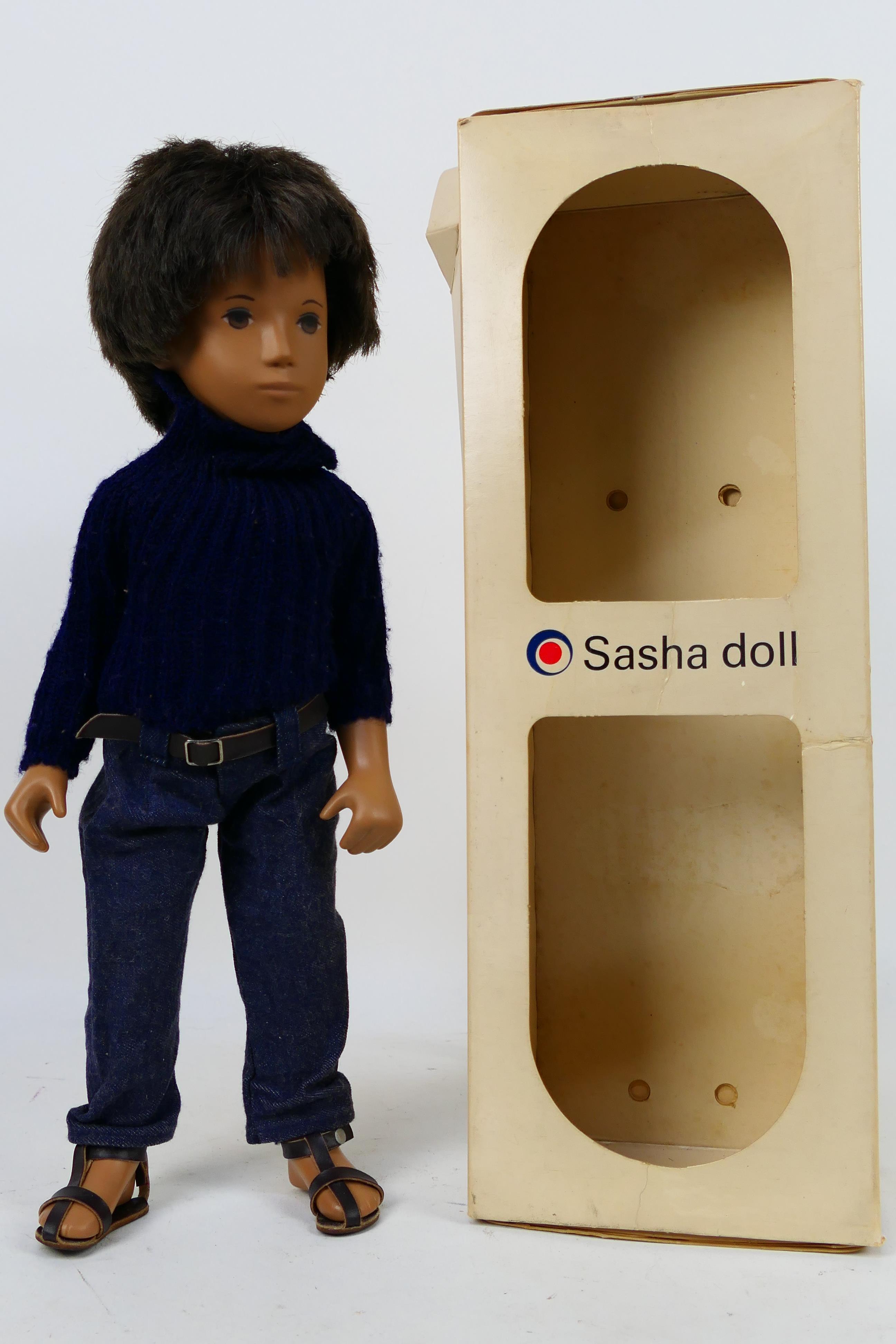 Trendon - Sasha Doll - A boxed Gregor Doll with dark hair and denims # D342.