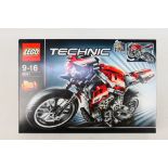 Lego Technic - An untouched factory sealed Lego Technic 8051 Motorcycle kit from 2010.