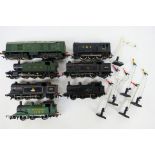 Triang - Hornby - Lima - Wrenn - Seven unboxed OO gauge diesel and steam locomotives with a small