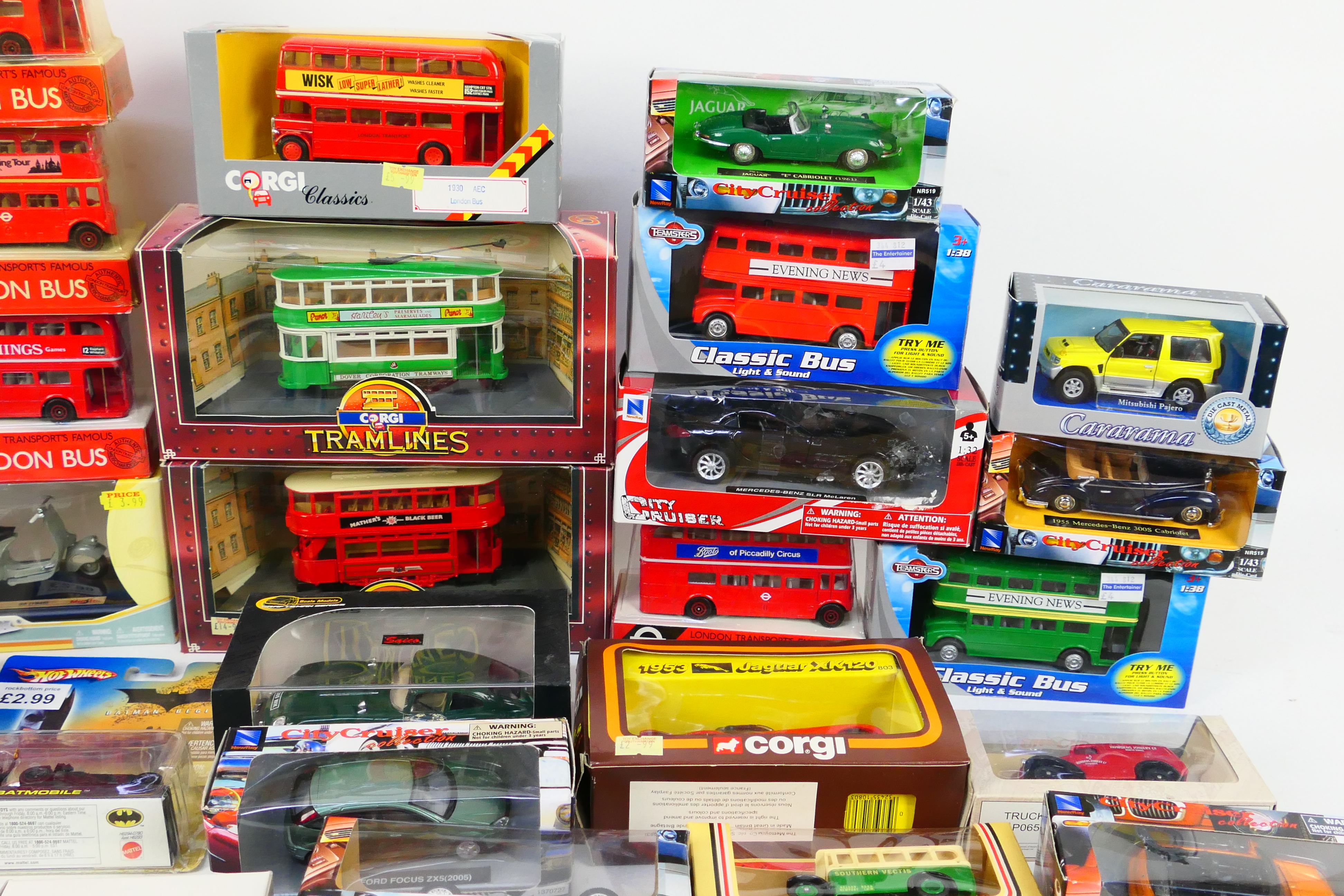 Corgi - NewRay - Hot Wheels - Welly - 39 x boxed / carded models including Volkswagen Camper, - Image 3 of 4