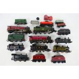Triang - Hornby - Other - An unboxed and playworn siding of OO and TT gauge locomotives and rolling