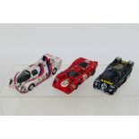 Dannini Modelli - Record - 3 x unboxed built kit model racing cars in 1:43 scale, a Ferrari 312P,