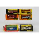 Solido - 6 x boxed cars in 1:43 scale, Porsche 934 # 68, Alfa Romeo 33 TT12 # 41, Gulf Le Mans # 38,