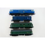 Hornby - Lima - Four unboxed OO gauge diesel locomotives. Lot consists of Hornby Class 25 Op.No.