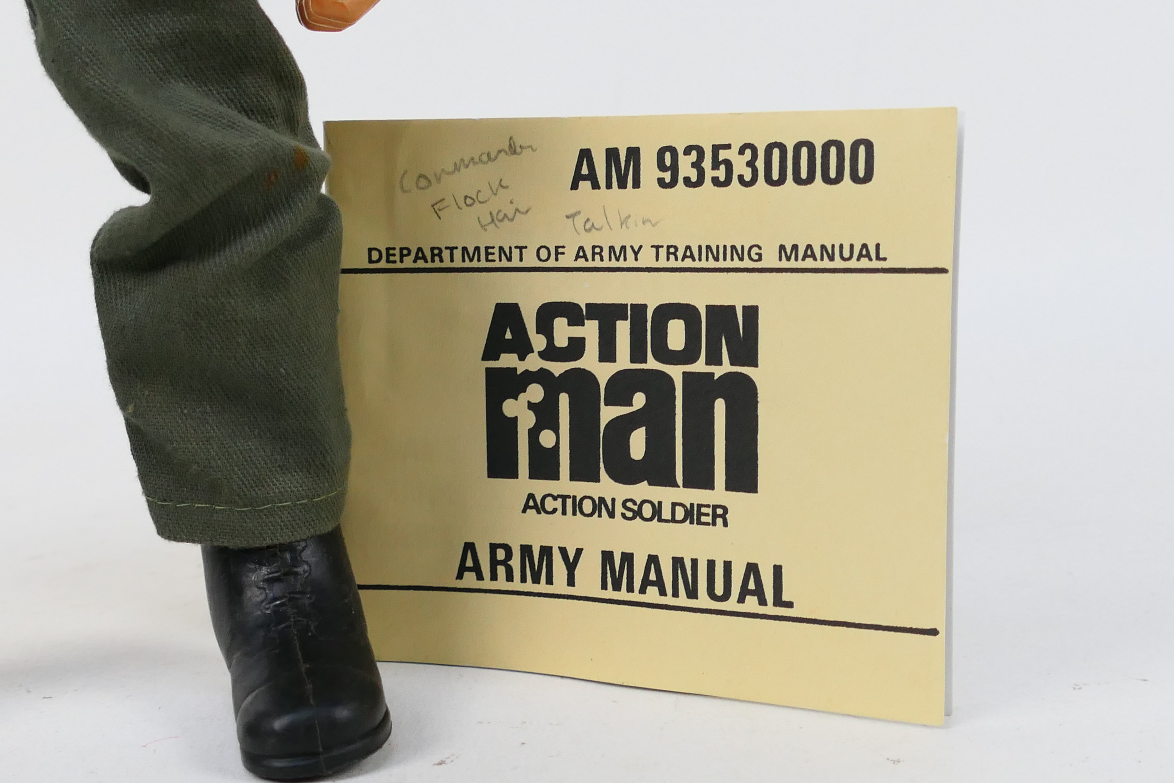 Palitoy - Action Man - An unboxed vintage 'Talking Commander' eagle eye Action Man blonde flock - Image 5 of 7